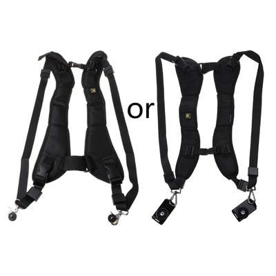 Double Dual Shoulder Camera Neck Strap Quick Rapid Sling Camera Belt for Digital SLR DSLR for  Camera Belt
