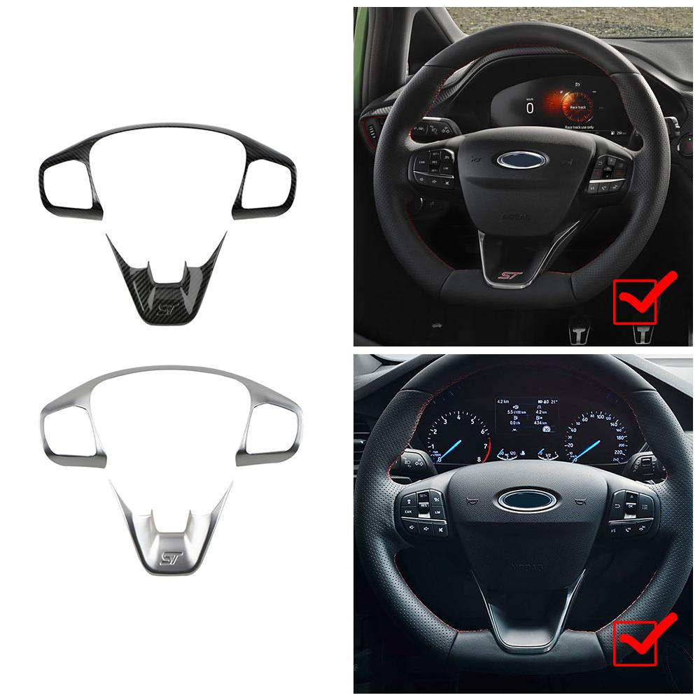 Pre ford Focus 2019 2020 MK4 Fiesta MK8 2017 2018 2019 ABS Interiér Kryty Volantu Ozdoby Nálepky Príslušenstvo pre Styling Auta