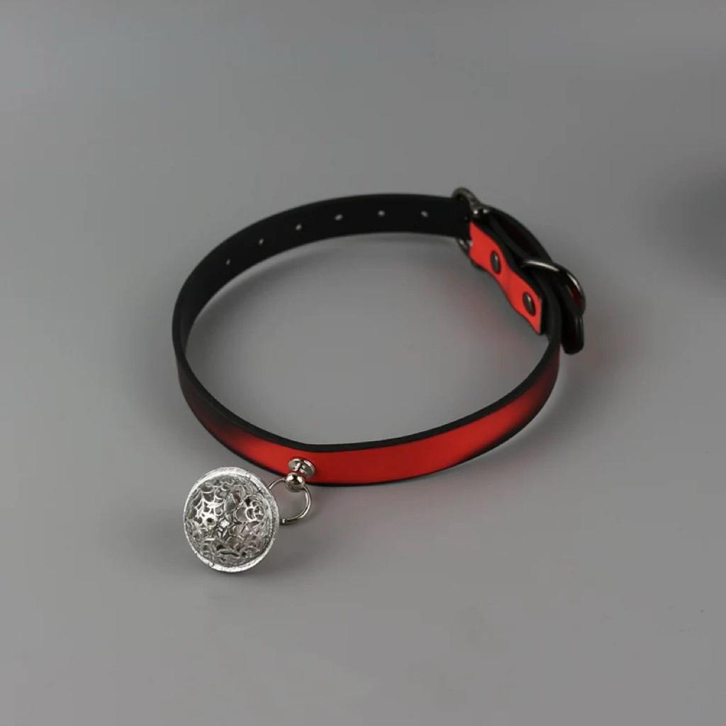 Şık Baharatlı Kız Deri Çan Gerdanlık Kolye – Eşsiz Azınlık Tasarımı