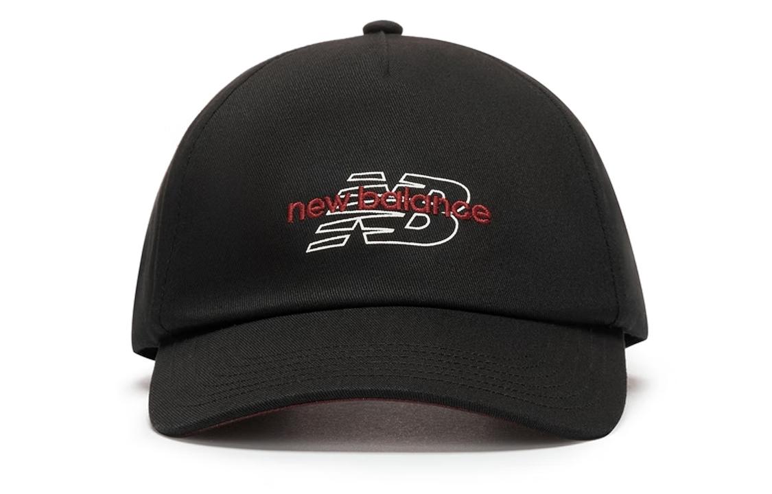 New Balance Brand Logo Baseball Caps Unisex Black LAH33401-BK F