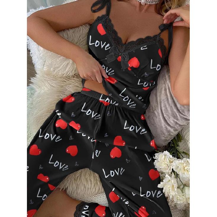 

Sfy-y1174 Оптова ціна Довгий піжамний комплект Жіноча піжама з V-подібним вирізом з м’якої тканини з двох частин з леопардовим нічним одягом Жіночий піжамний комплект S