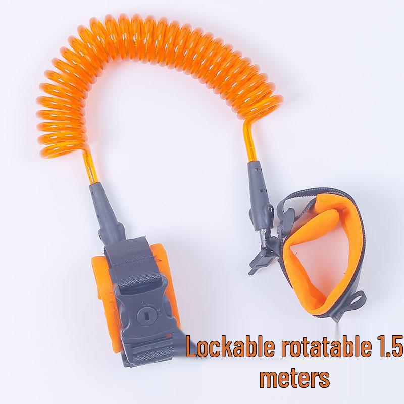 

Child Anti-Lost Leash with Lock - Rotating Key, Toddler Bracelet, Safety Walking Tool, Anti-Loss Rope