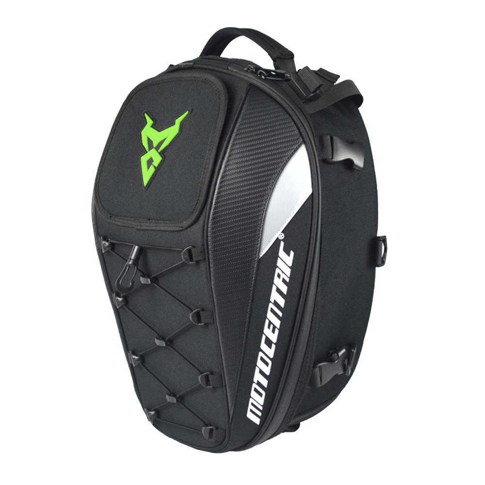 Motorcycle Helmet Bag Waterproof 22L-34L Expandable Motorbike Tail Bag Multiple Pockets Luggage Storage Backpack Acesssories