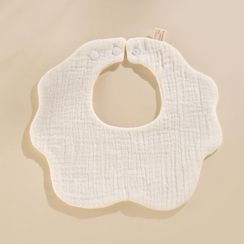 Soft Six-Layer Pure Cotton Baby Bib - Gauze Newborn Saliva Towel