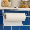 1pc Stainless Steel Non-Perforated Paper Towel Rack Kitchen Plastic Wrap Under The Cabinet Hanging Roll Paper Storage Rack Shelf