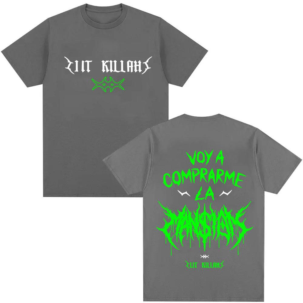 Rapper Lit Killah's New Album Product T-shirt: Men's and Women's Fashion Harajuku Summer Print 100% Pure Cotton T-shirt