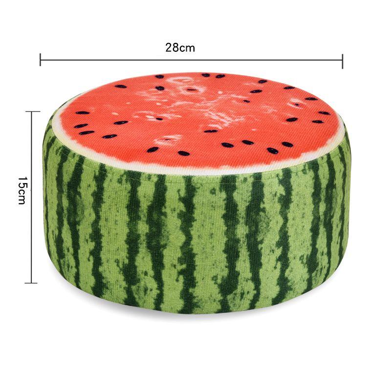 

Фруктовый татами мат для дома, эркер, чайной церемонии, напольный табурет, съемная и моющаяся ткань, толстая круглая подушка, футон 15 tall watermelon 15cm high