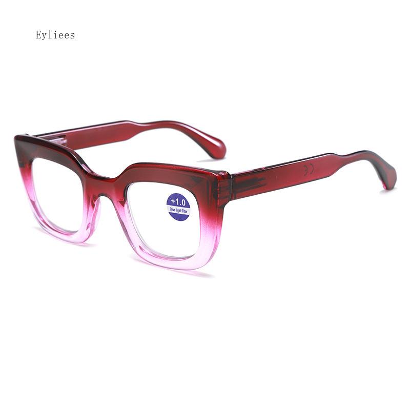 Fashionable Large Frame Presbyopia Glasses for Women Versatile High-definition Reading Glasses Anti Blue Light Far Sight Glasses