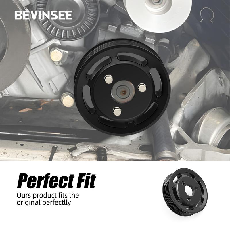 For BMW N54 Heavy Duty Power Steering Pulley, for BMW E90 E91 E92 E93 E82 E88 335i 335xi 135i, Replace for 32427553955