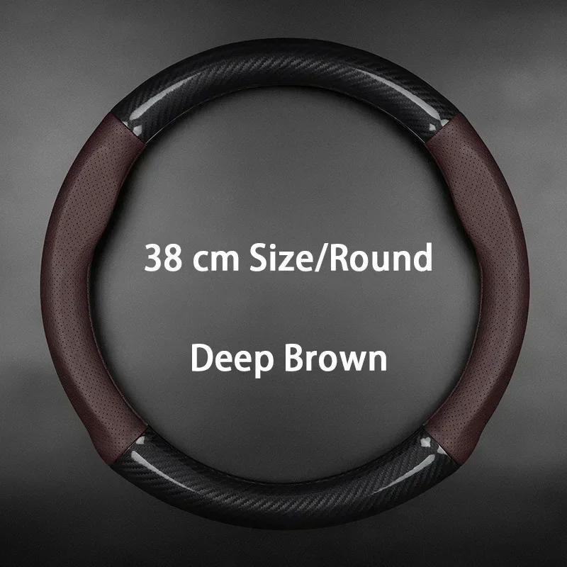 No Smell Thin For Ford Fiesta Steering Wheel Cover Leather 1.3 1.5 1.6 2004 2005 2006 2009 2010 2011 2012 2013 1.0 GTDi 2014