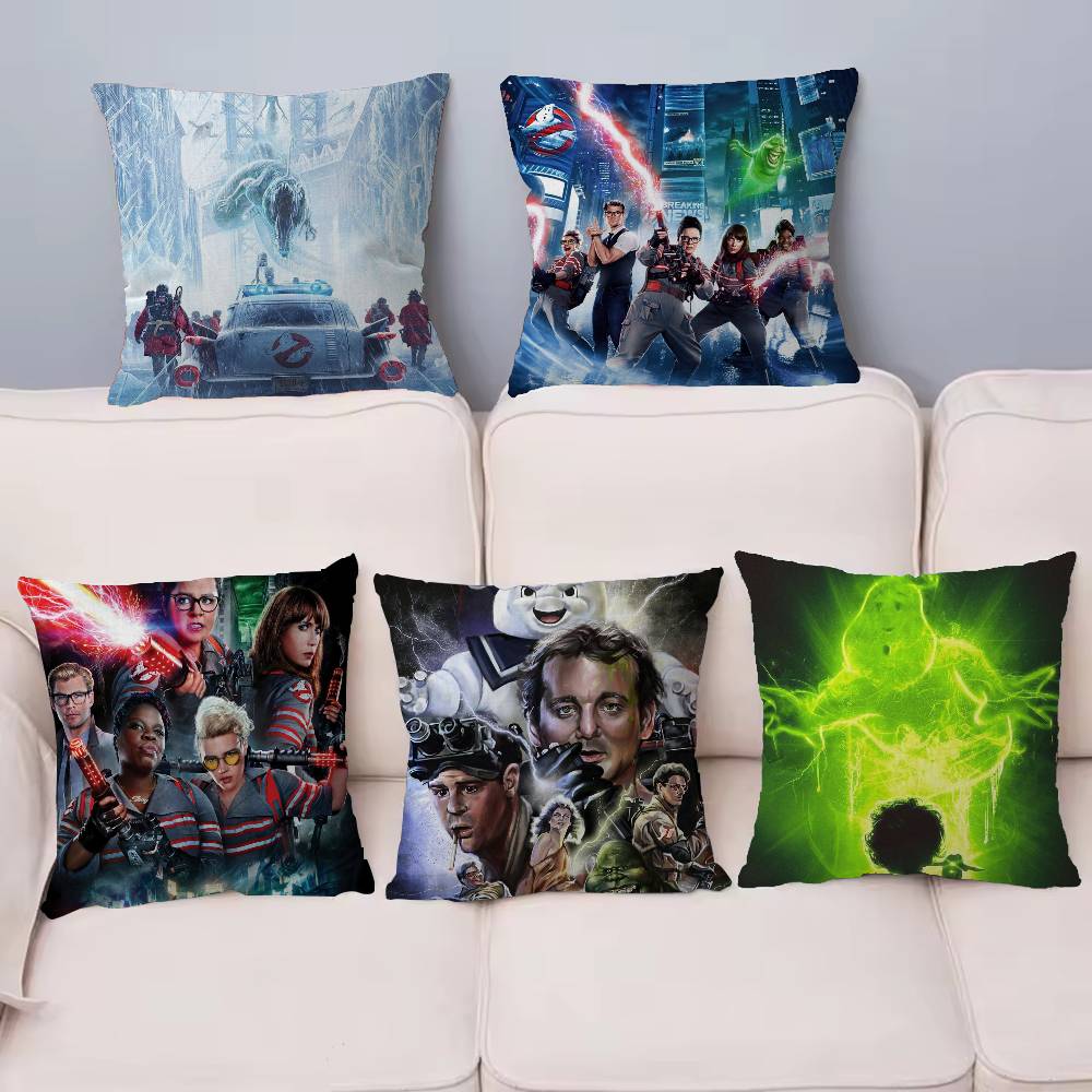 Classic G-ghostbusters Movie Pillow Cover Sofa Cushion Cover Home Room Decoration Children Gift
