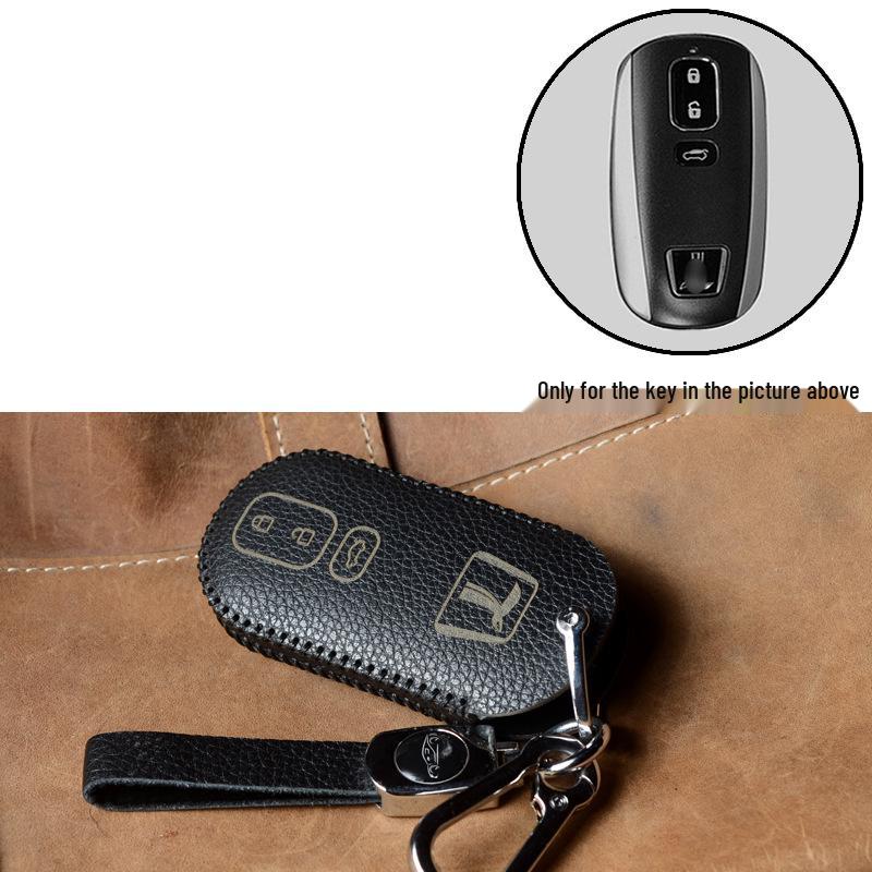 Genuine Leather Key Protector for Luxgen U7/MPV Big 7 and U6 Na 5/S5