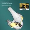 MICOE Bathtub Shower Mixer Faucet with Exposed Pipe