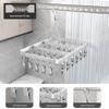 Aluminum Alloy Multi-Clip Drying Rack for Socks and Underwear