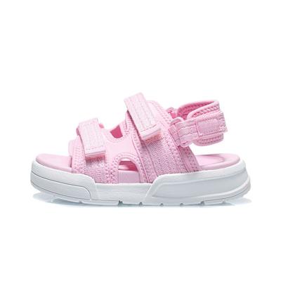 Li Ning Kids Coca Breathable Lightweight Sandals Kids Sandals Peach-Pink YKKR008-2