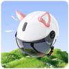 Soft ABS Bear Ear Helmet Decorations 1 Pair Adorable Appearance Easy to Install for Outdoor Riding Sports Helmets