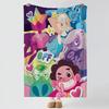 Cartoon S-Steven Universe-e Wurf Dicke Komfort Flanell Steppdecke, Mehrzweckgebrauch Innen Außen Tägliches Nickerchen