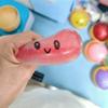Giant Squishies Dumpling Bun Toy, Glitter Dumpling Stress Ball, Stress Relief Fidget Toy