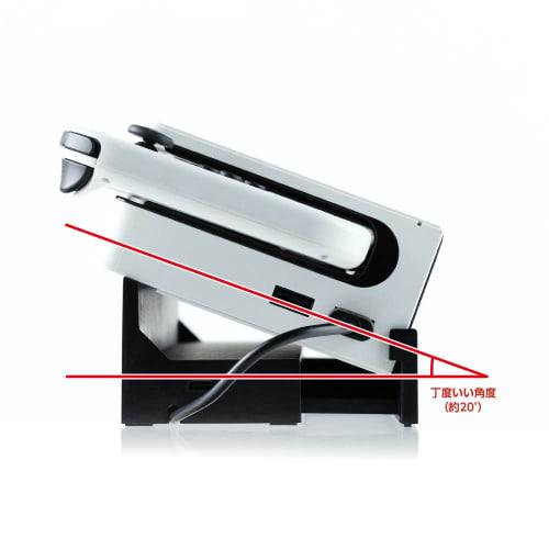 Answer 2-way Stand Hub for Switch Organic EL Model Dock, Lying and Standing [horizontal/vertical/USB Hub Function/approximately 20 Degrees tilt/TV Boa