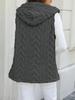 European & American Plush Hooded Cardigan Vest for Fall/Winter - Warm & Stylish Women's Jacket
