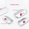 For Audi RS3 3D Aluminum Alloy S Sline Logo Emblem Car Steering Wheel Sticker Interior Decals Accessories For Audi A3 A4 A5 A6 A7 Q5 Q7 Q2 Q3
