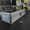 4-Slot Aluminum Watch Storage Box - Drop-proof & Lockable Gift Case