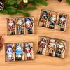 9Pcs Nutcracker Soldier Christmas Wooden Pendant Xmas Tree Hanging Ornament 2026 Navidad Decoration for Home 2026 New Year Gifts