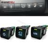 Car LED Light GAS Push Button Power On Off Switch Accessories For Toyota Camry 70 Rav4 Hilux Altis Land Cruiser Prado 150
