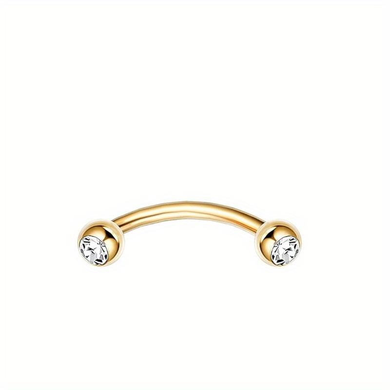 Drperfect 1 st Rostfritt Stål Rook Läppring Brosk Daith Tragus Ögonbryn Piercing Smycken Hypoallergen