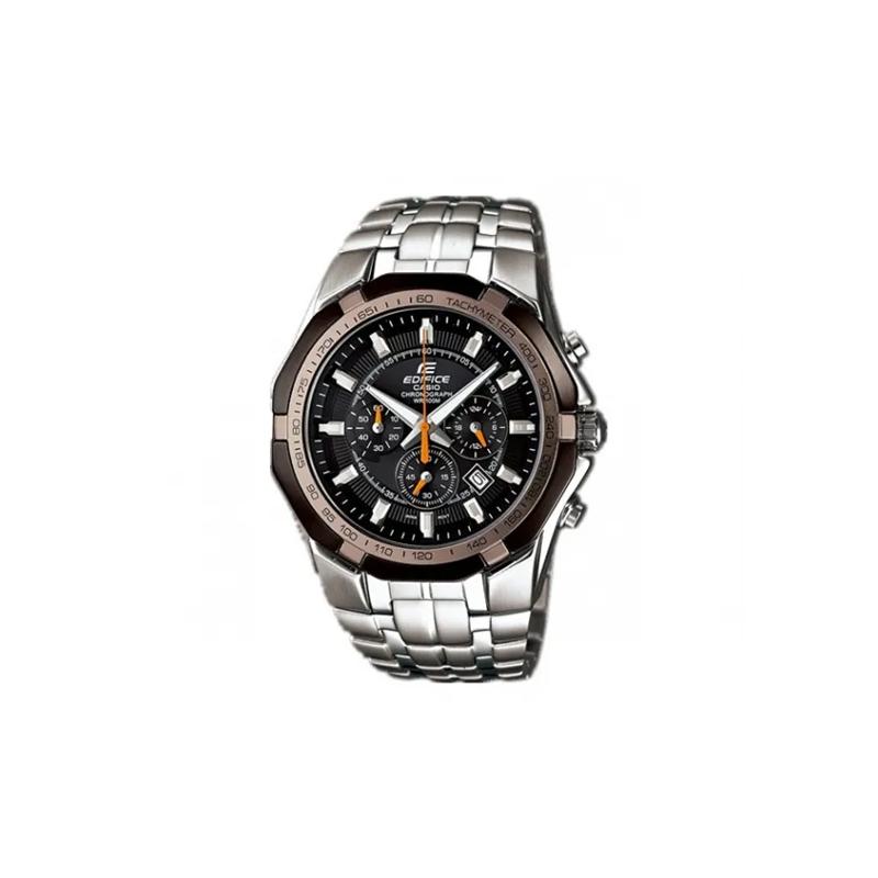 

Casio CASIOEDIFICE series quartz movement stainless steel strap Japanese and Korean watch men s watch black dial EF-540D-1A5V чёрный