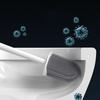 No Blind Spots Toilet Brush, Household Bathroom Wall Mounted Set, Toilet Washing Brush, Magic Tool for Cleaning Silicone Toilet Brush