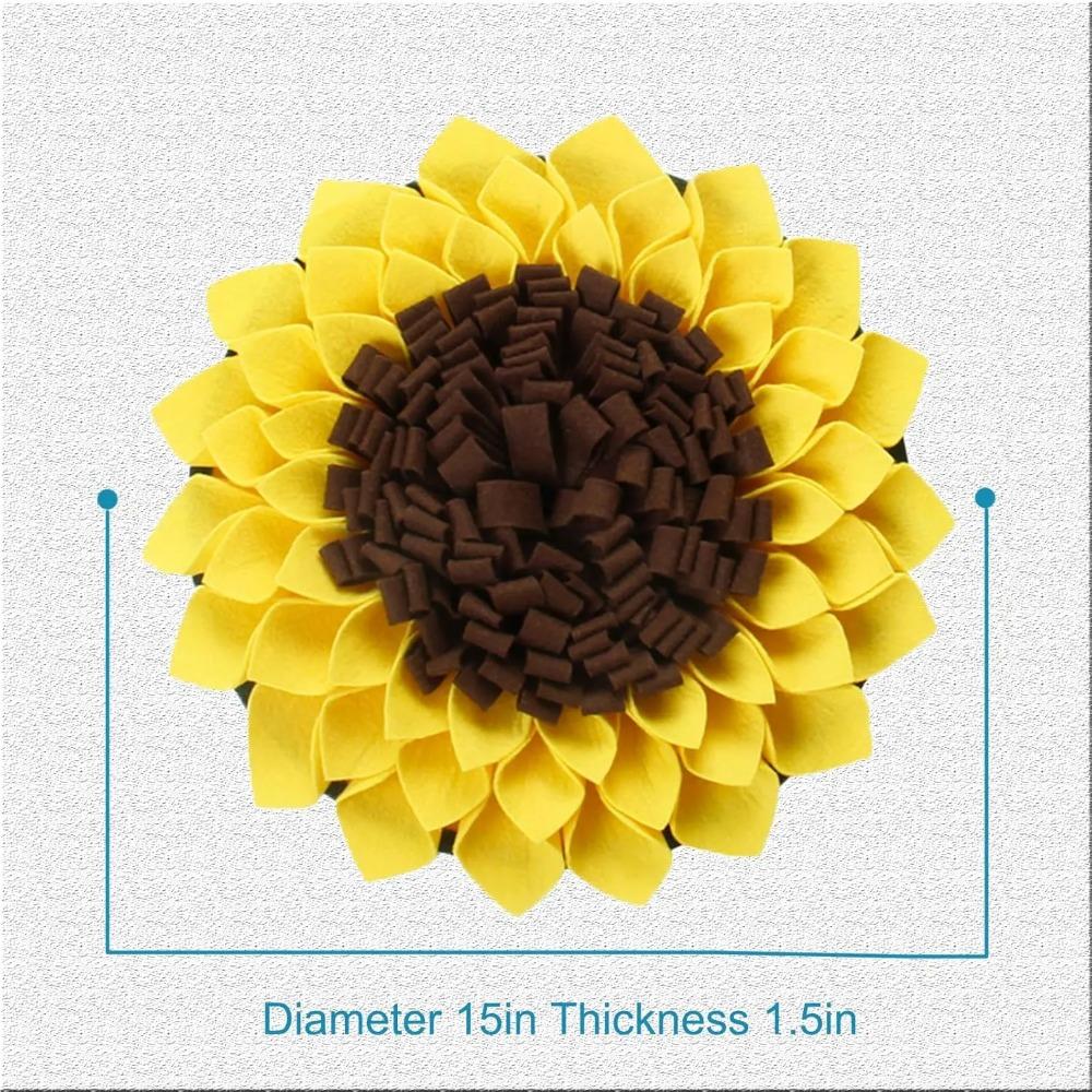 Snuffle Mat for Dogs Sniffing Pad for Slow Feeding Puppy Interactive Puzzle Toys for Smell Training Indoor Mat for Stress Relief
