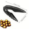 Chestnut Walnut Cracker Shelling Nut Shell Opener Tool with Blade Lever Mechanism Hazelnuts Acorns Pignoli Shell Removal Gadget