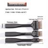 Black Round Hole Punch Set for DIY Leather Craft - 2, 4, 6 Holes