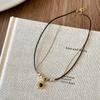 Elegant Brown Sunflower Choker Necklace Trendy Jewelry Gifts 