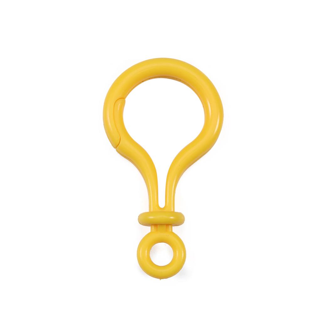 5pcs/Lot Colorful Plastic Lobster Clasp Lamp Shape Lobster Buckle Hooks for Jewelry Making Keychain Key Rings Accessories