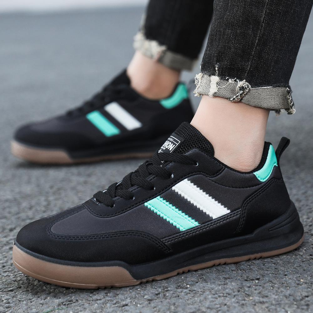 Trend fashion versatile casual running wear-resistant lace-up shoes men's shoes 2025 spring new men's sports shoes