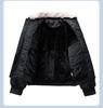 2025 Retro Fur Collar White Duck Down Winter Jacket with Fleece Lining - Thick, Warm, and Loose Niche Outerwear