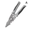 Sturdy Adjustable Wire Stripper Decrustation Pliers for Electrical Cable Crimping