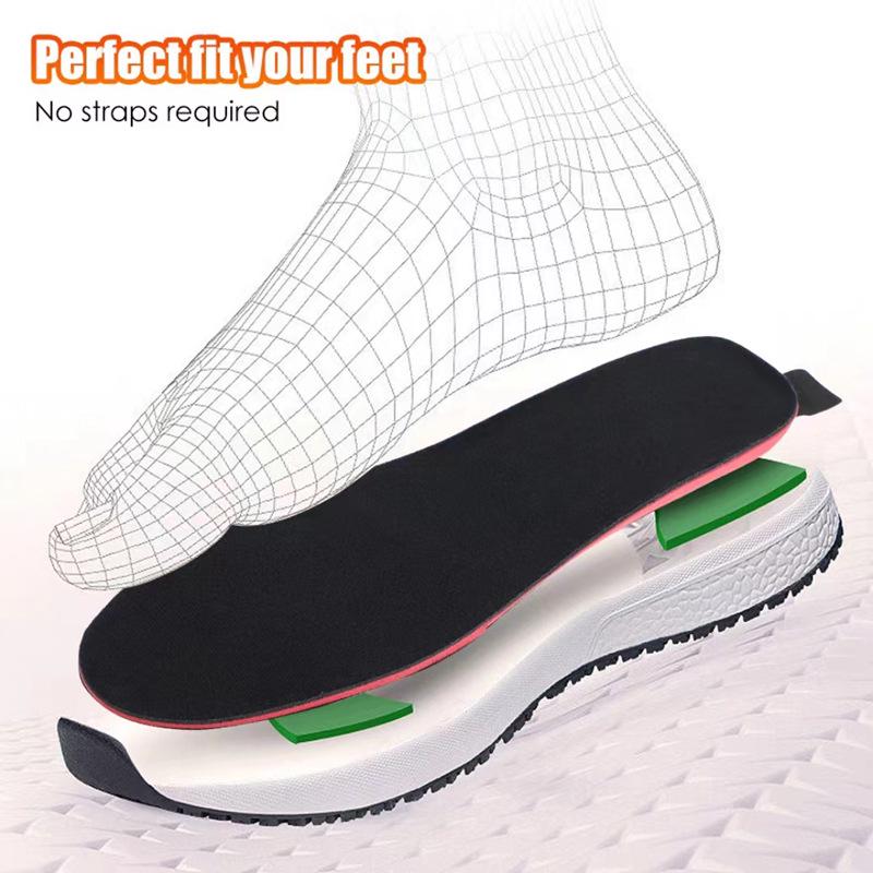 USB Rechargeable Heated Insoles for Winter Skiing - Three-Level Heating Foot Warmers