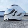 New Electric Vehicle Helmet Men's and Women's Unveiling Helmet Double Mirror Semi-Personality Street Car Off-Road Helmet Four Seasons Universal Helmet