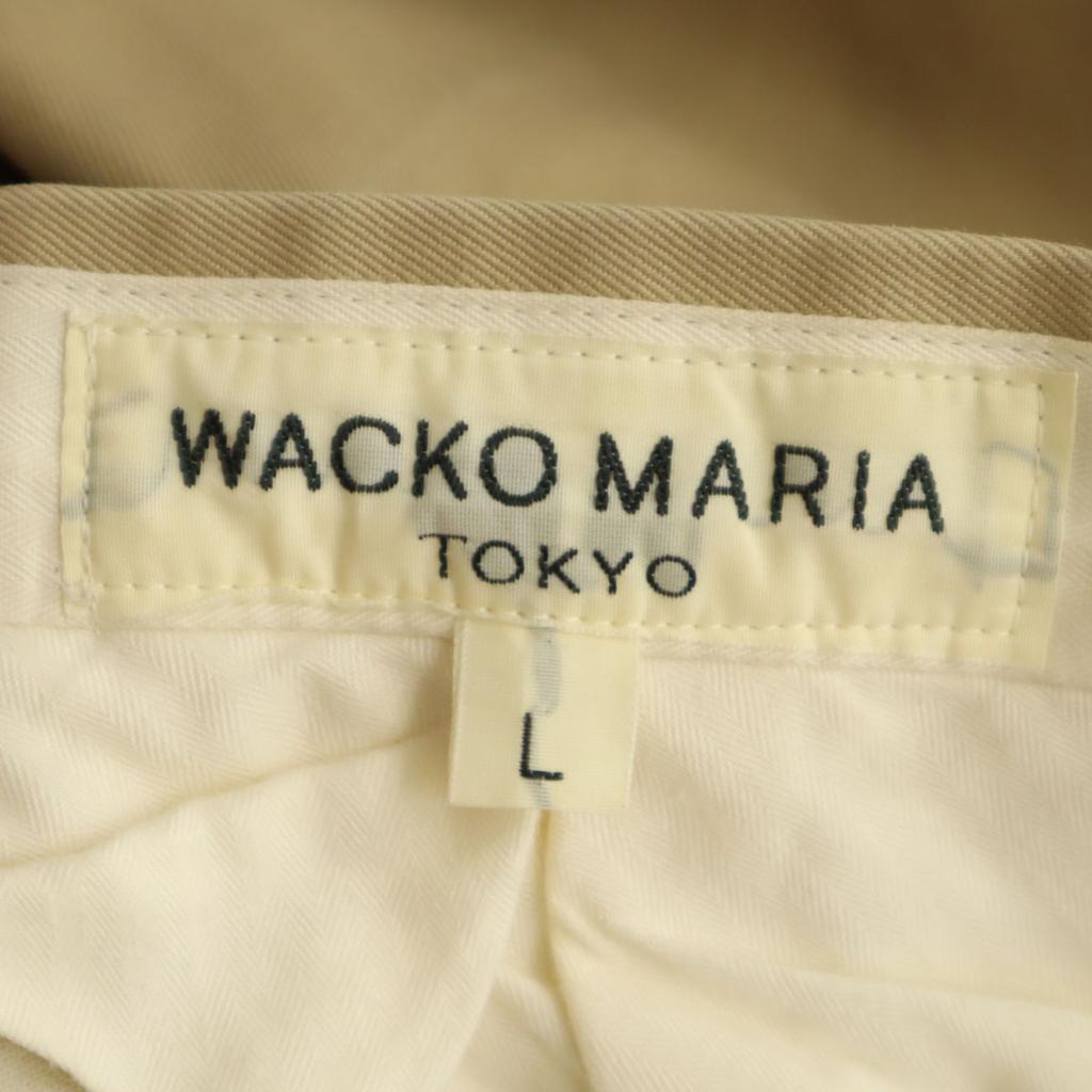 WACKO MARIA made in Japan Work pants L beige Men's Used