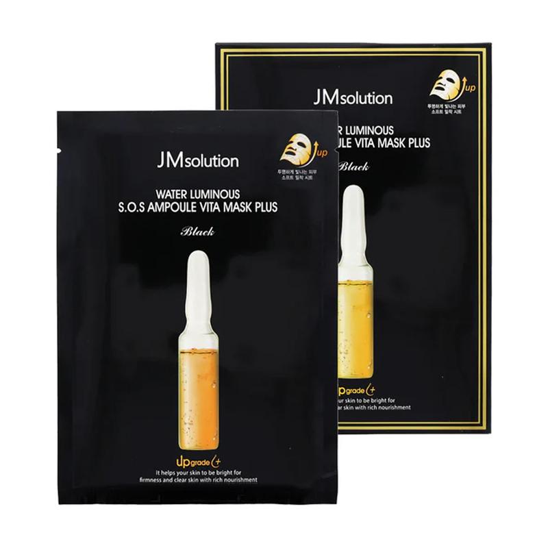 

[JM Solution] Water Luminous S.O.S Ampoule Vita Mask Plus Black 10 шт.