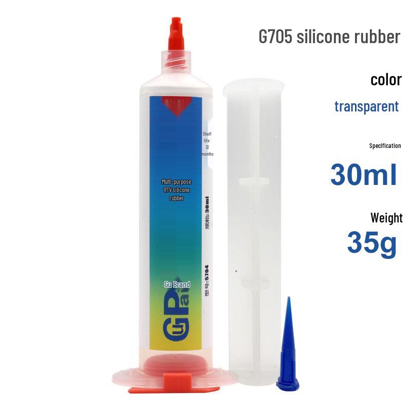 Silicone Glue Quick-Drying High-Temp Resistant Transparent Adhesive Rubber