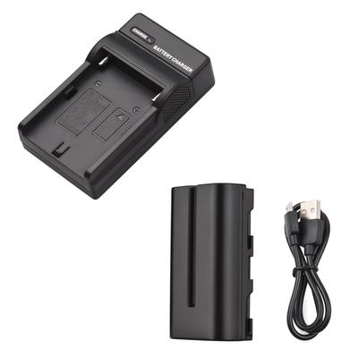 NP-F550/ NP-F570 Camera Battery and Charger Kit 1PC 7.2V 2600mAh Large Rechargeable Battery with