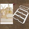 Embosser Template Suture Slot Pocket Pattern Eco-Friendly Carbon Steel Tag Pocket Collection Card Crafts Die for Card Making