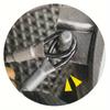 30cm Universal Motorcycle Helmet Anti-theft Rope - Stainless Steel Wire