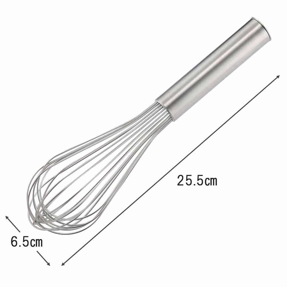 Shimomura Kihan in Dishwasher 24 Professional Easy to for Whipped Pastry Stainless Item 46924 Quick-Foaming Whisk, 25.5cm [Made Japan], Safe, Wires,