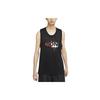 Tank Tops Men's Black Crew Neck Moderate Straight Fit (Unisex) Tank Tops DX6583 010