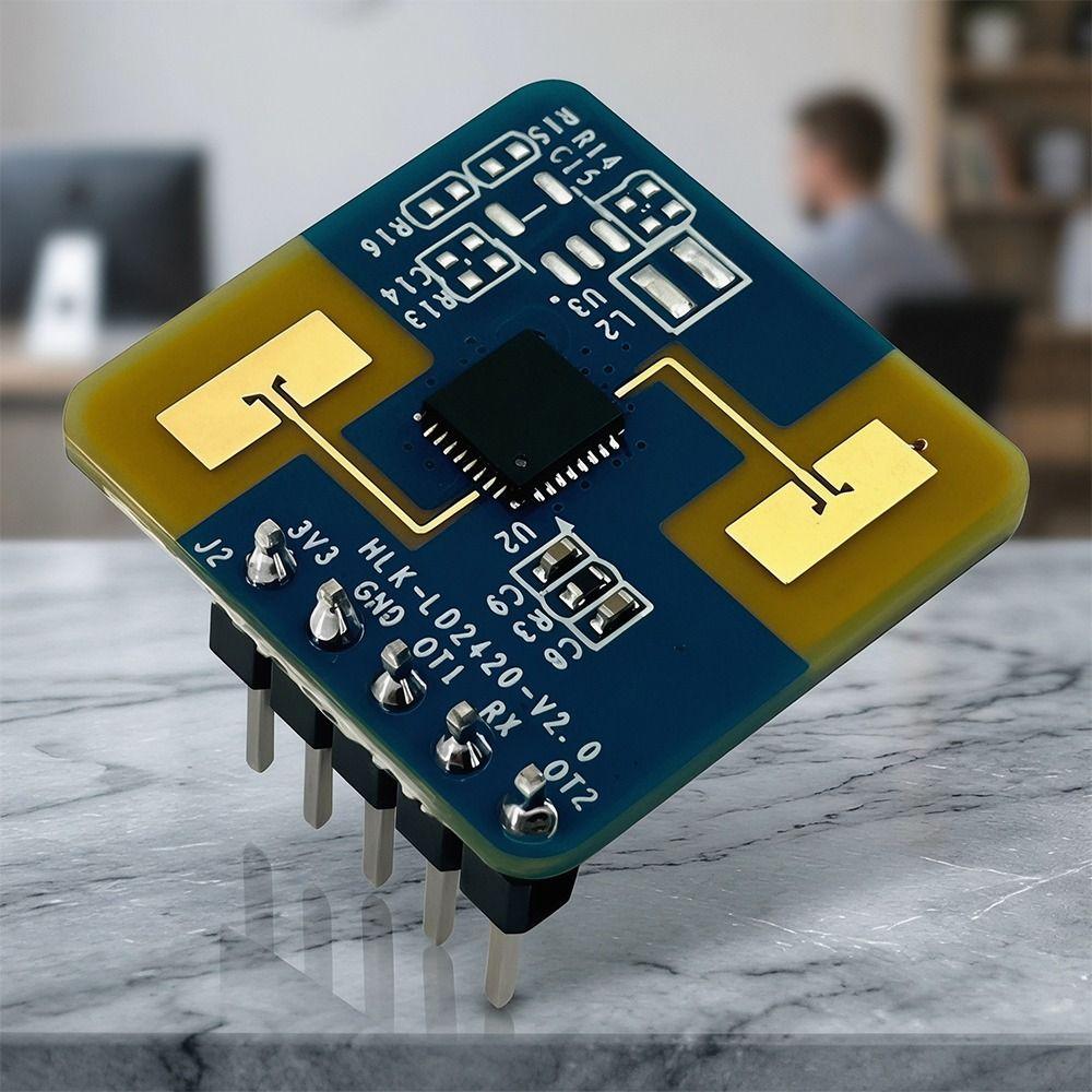 8m Range LD2420 Radar Sensor GPIO Output Micro Motion Detection Sensor Human Presence Sensor HVAC